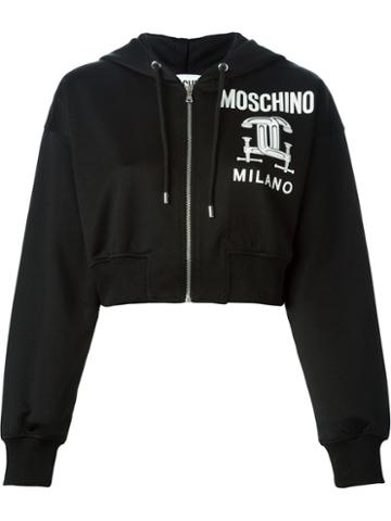 Moschino Interlocking C-clamp Hooded Sweater