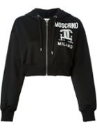 Moschino Interlocking C-clamp Hooded Sweater