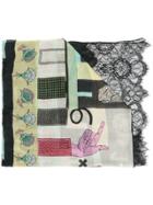 Valentino Printed Scarf - Black