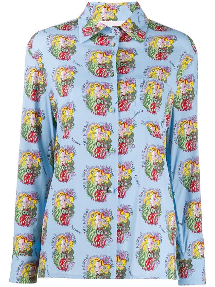 La Doublej Athena Long Sleeve Shirt - Blue