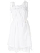 Shanshan Ruan Tie Waist Dress - White