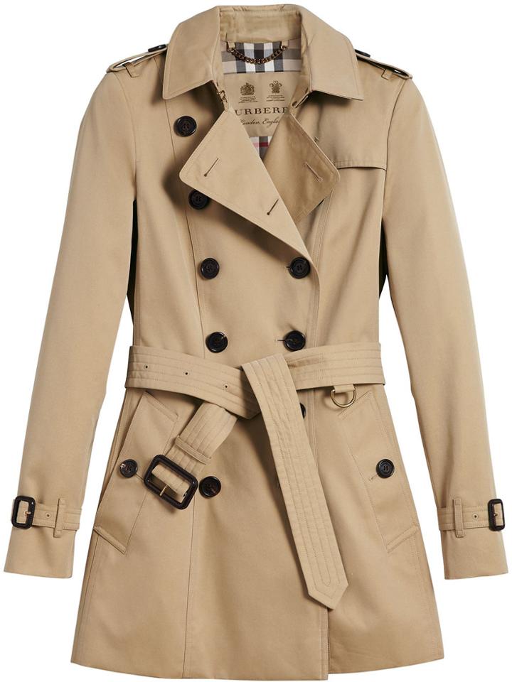 Burberry The Chelsea - Short Trench Coat - Brown