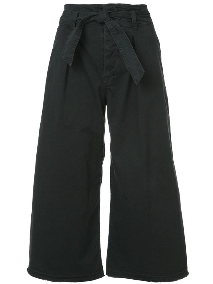 Nili Lotan Ellie Wide Leg Culottes - Black