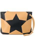 Nina Ricci Star Print Clutch Bag - Yellow & Orange