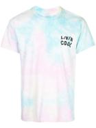 Livincool Tie-dye Crewneck T-shirt - Blue