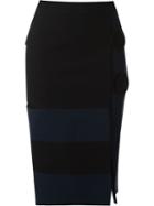 Giuliana Romanno Panelled Mid-length Skirt, Women's, Size: 42, Blue, Viscose