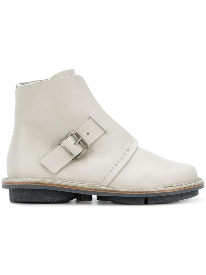 Trippen Side Buckle Boots - Grey