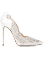 Rene Caovilla Embellished 'electric' Pumps