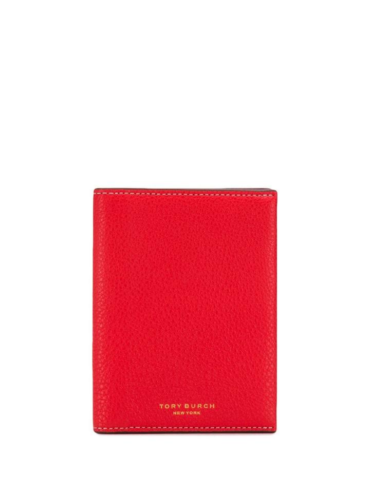 Tory Burch Colour Block Wallet - Red