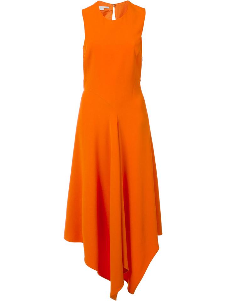 Stella Mccartney Cut-out Back Midi Dress - Yellow & Orange