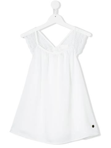 Lanvin Petite Scalloped Lace T-shirt - White