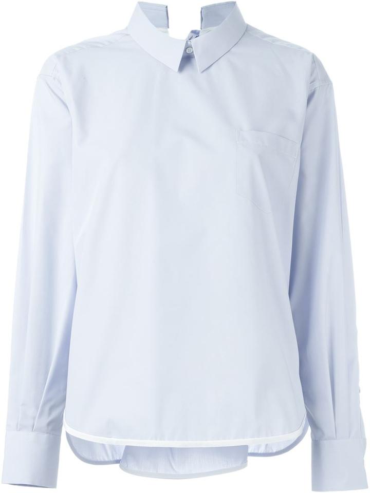 Sacai Lace Up Detail Shirt