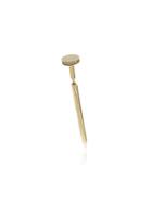 Established Diamond And 18k Gold Nail Earring - Metallic