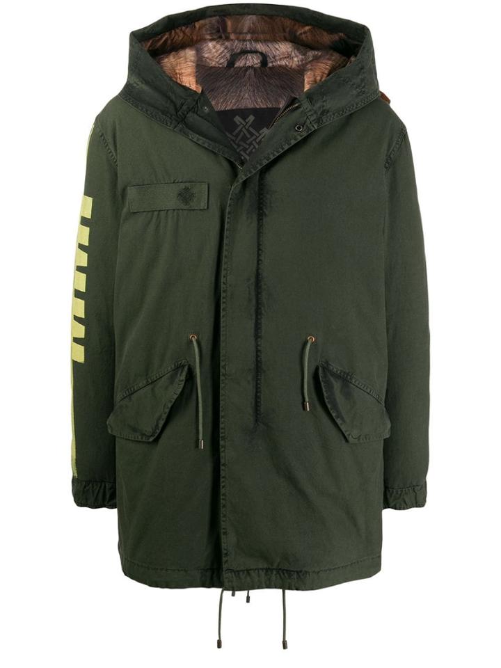Mr & Mrs Italy Padded Parka Coat - Green