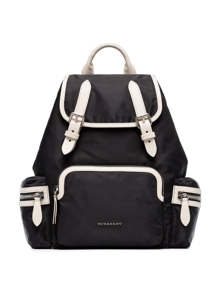 Burberry Nylon Medium Back Pack - Black