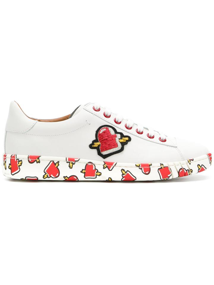Bally Printed Sneakers - White