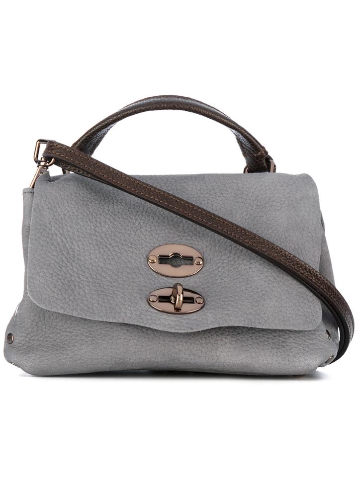 Zanellato Mini Double Lock Bag - Grey