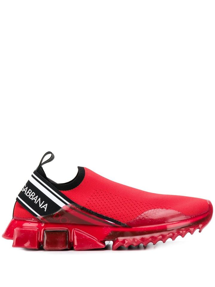 Dolce & Gabbana Sorrento Melt Sneakers - Red