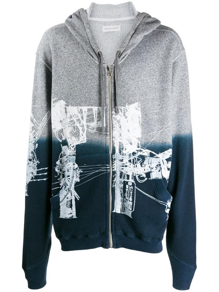 Faith Connexion Oversized Zip-up Hoodie - Grey