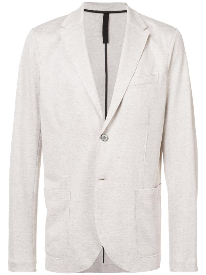 Harris Wharf London Jersey Double Button Blazer - Brown