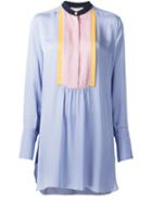 Roksanda Tail Shirt Dress, Women's, Size: 8, Blue, Viscose/silk/acetate