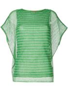 Missoni Mesh Knitted Top - Green