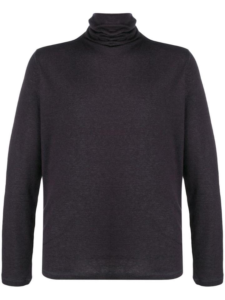 Majestic Filatures Roll Neck Jumper - Blue