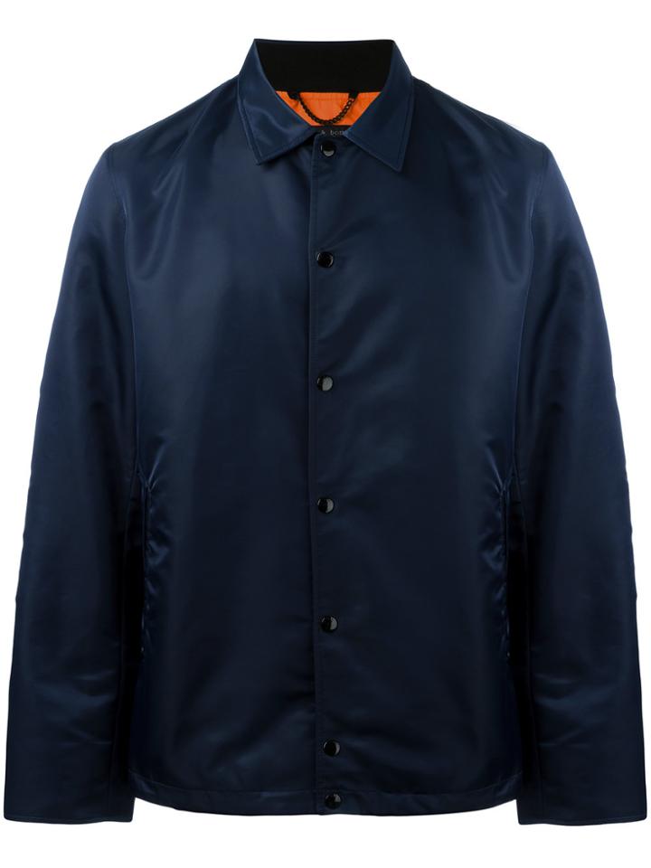 Rag & Bone Button Up Jacket - Blue