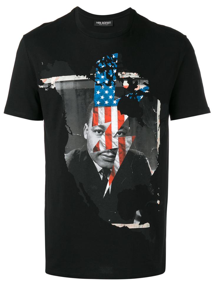 Neil Barrett Printed T-shirt - Black