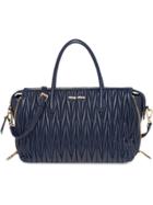 Miu Miu Miu Miu Avenue Travel Bag - Blue