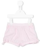 Il Gufo - Bow Detailed Shorts - Kids - Cotton/spandex/elastane - 6 Mth, Pink/purple