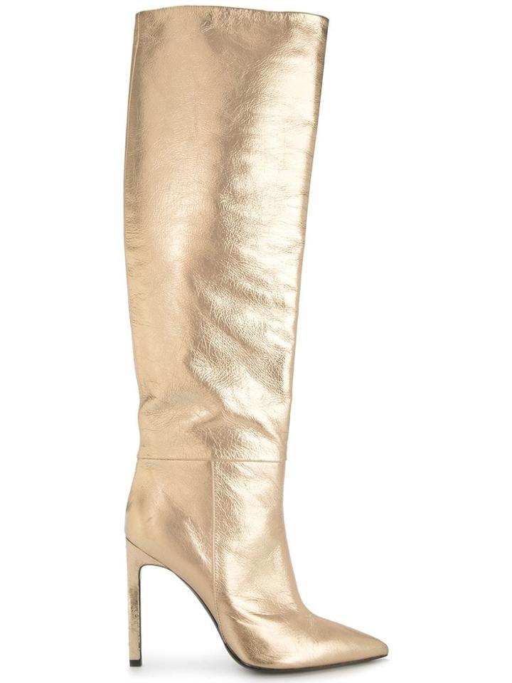 Tomasini Metallic Knee High Boots