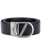 Z Zegna - Silver Buckle Belt - Men - Leather - 115, Black, Leather