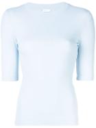 Rosetta Getty Classic Plain T-shirt - Blue