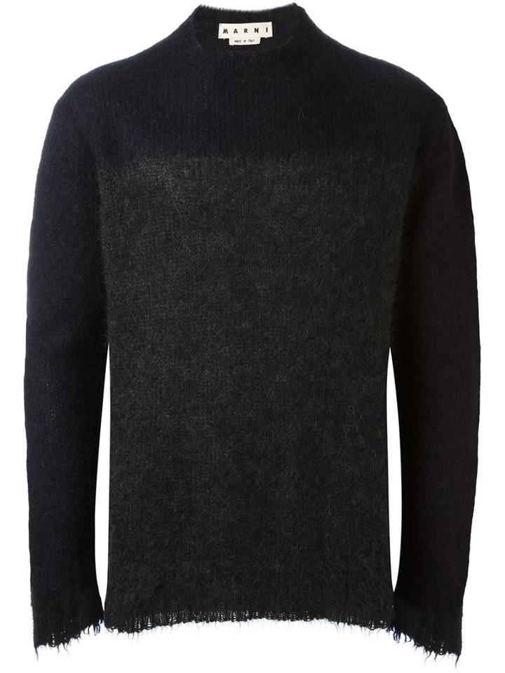 Marni Textured Bicolour Jumper