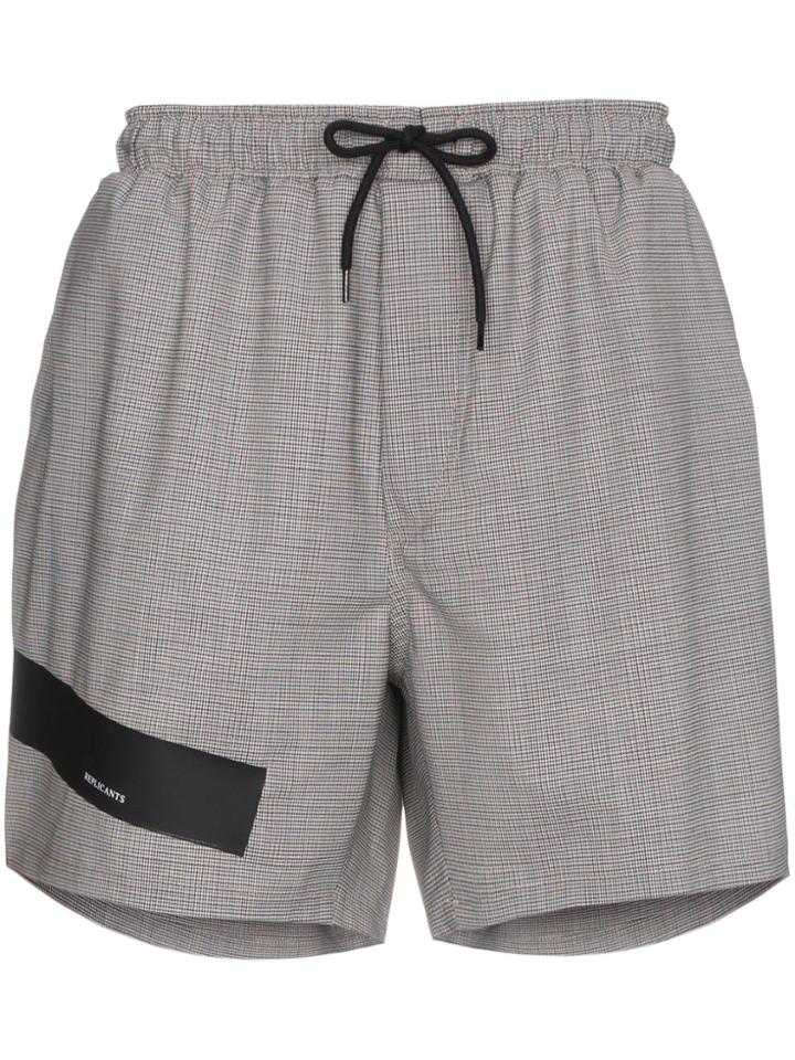 Raf Simons Very Short Tape Check Shorts - Multicolour