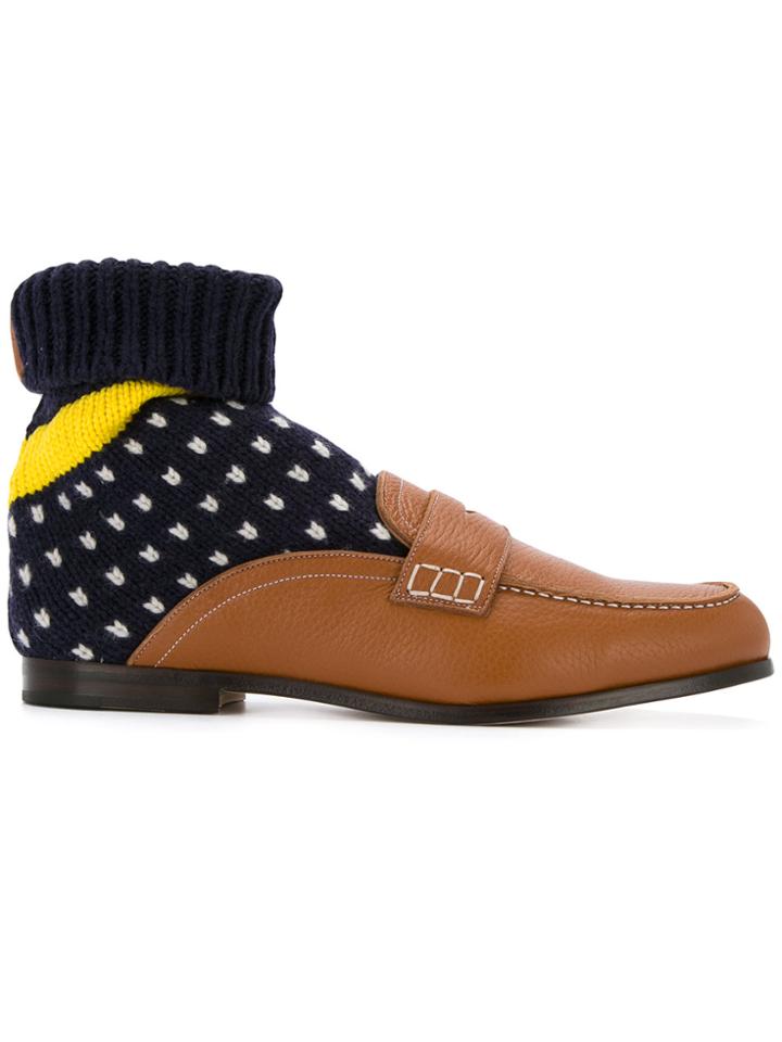 Loewe Sock Boot Loafers - Brown
