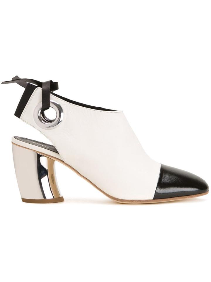 Proenza Schouler Toe Cap Booties - White