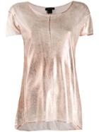 Avant Toi Coated T-shirt - Pink