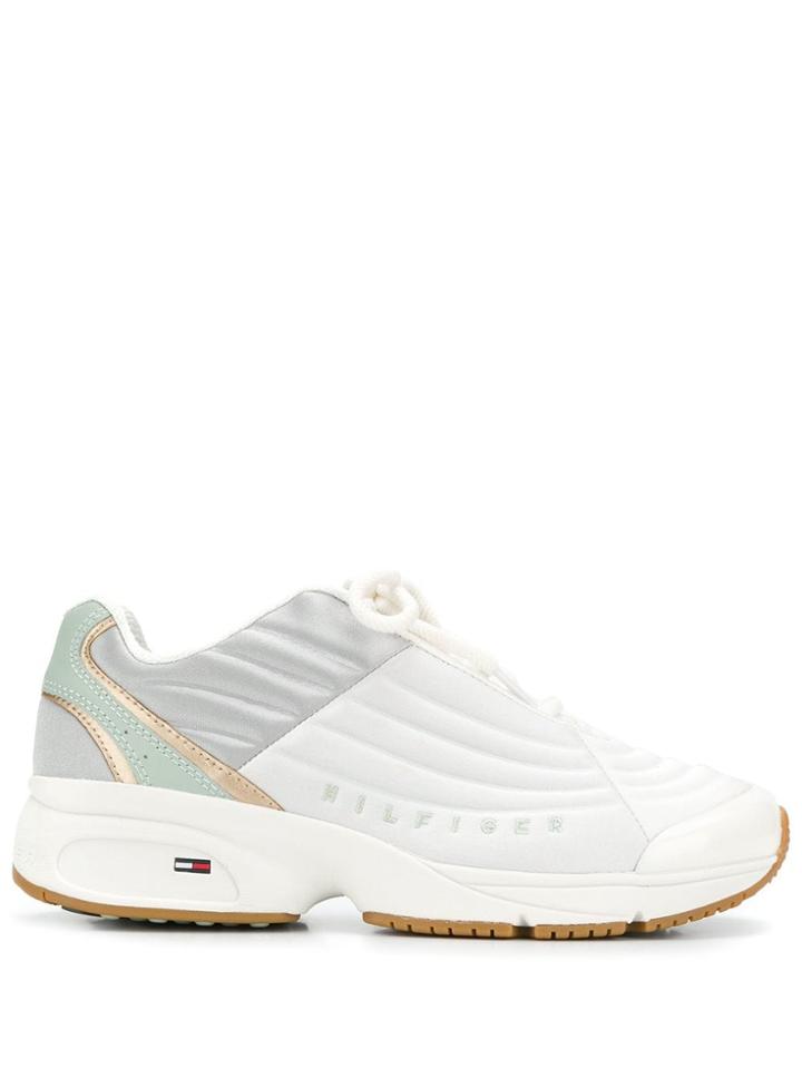 Tommy Hilfiger Side Quilted Sneakers - White