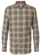 Finamore 1925 Napoli Plaid Shirt - Green