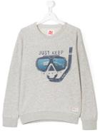 American Outfitters Kids Just Keep Swimming Sweatshirt - Grey