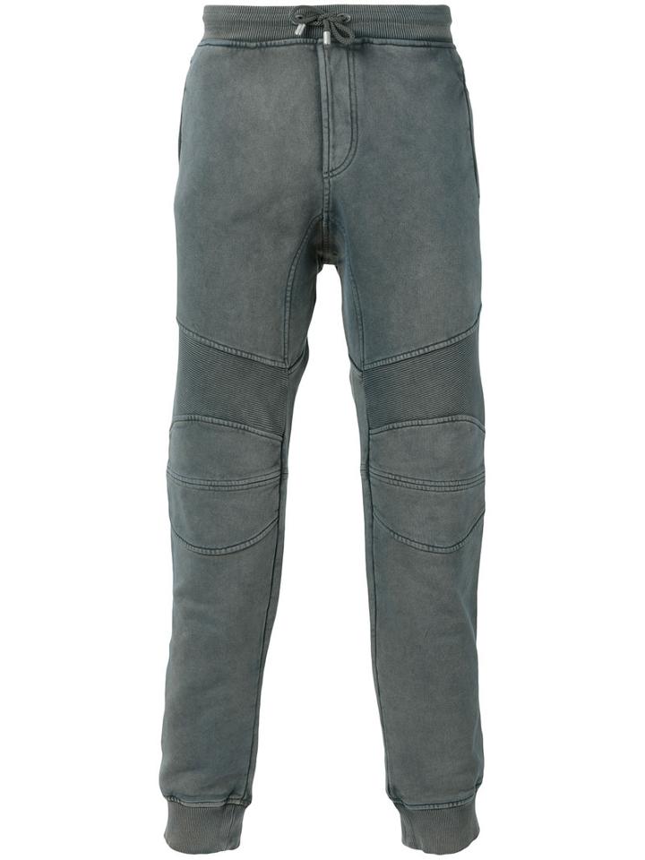 Belstaff Biker Track Pants, Men's, Size: Small, Grey, Cotton