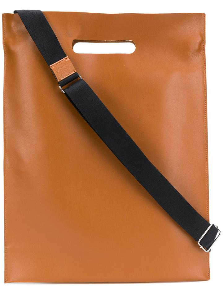 Mm6 Maison Margiela Top Handles Tote Bag - Brown