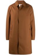 Mackintosh Dundee Brown Bonded Wool & Mohair Coat Gr-1007