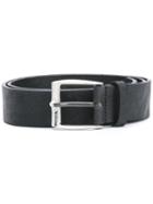 Diesel Buckled Belt, Men's, Size: 90, Black, Buffalo Leather