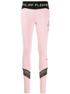 Philipp Plein Logo Leggings - Pink