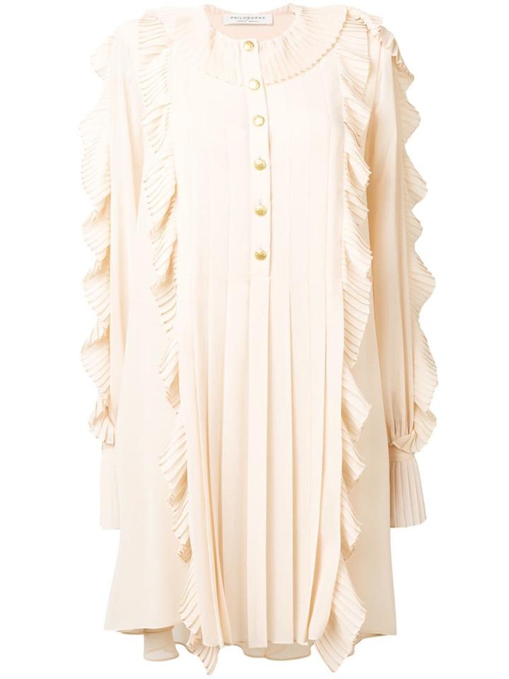Philosophy Di Lorenzo Serafini Ruffled Dress - Neutrals