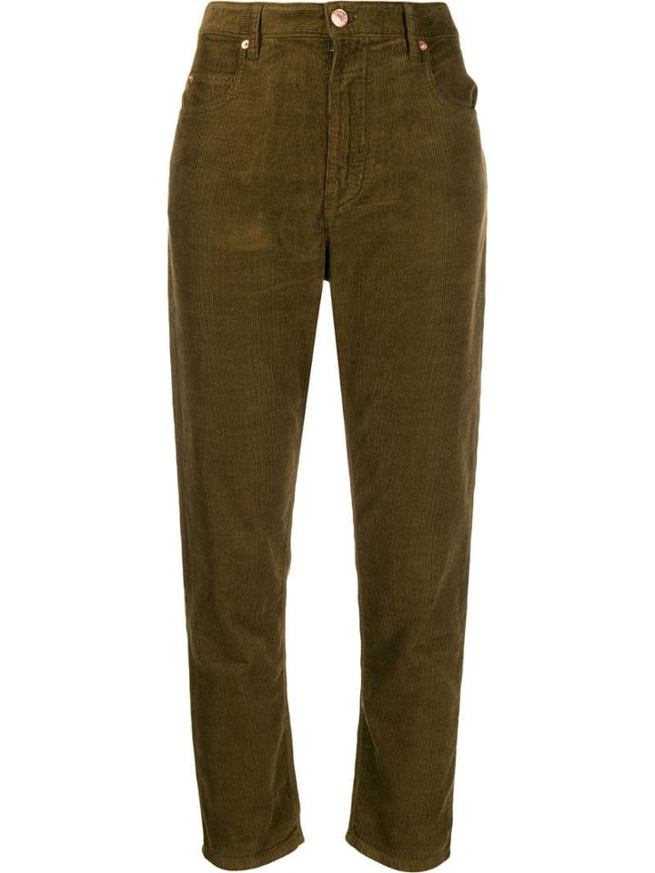 Isabel Marant Étoile Skinny Fit Trousers - Green