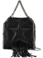 Stella Mccartney 'falabella Fringed Star' Tote, Women's, Black